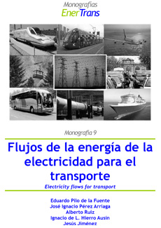 Flujos de la energa de la electricidad para el transporte