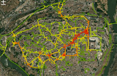 Which way to the city centre? Pedestrian itineraries between High Speed Rail stations and historic centres. Assessing urban quality and tourist behaviour through GPS tracks in Toledo