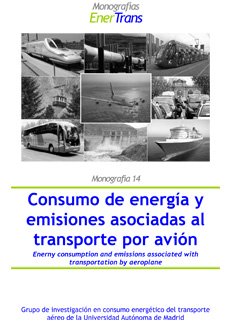 Consumo de energía y emisiones asociadas al transporte por avión
