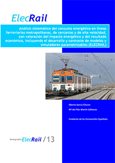 Análisis sistemático del consumo energético en líneas ferroviarias metropolitanas, de cercanías y de alta velocidad, con valoración del impacto energético y del resultado económico, incluyendo el desarrollo y contraste de modelos y simuladores parametrizables (ELECRAIL)