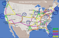Rede de alta velocidade nos Estados Unidos da América