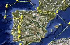 Representacin de datos meteorolgicos en la operacin de ferrocarriles. Deteccin de cadas de rayos