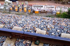 Embankment compacting treatment in section 208/100 - 208/200 of the Calatayud-Valencia line by means of injections of hydraulic fracturing with stable cement grout through sleeve tubes